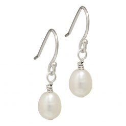small freshwater pearl earrings