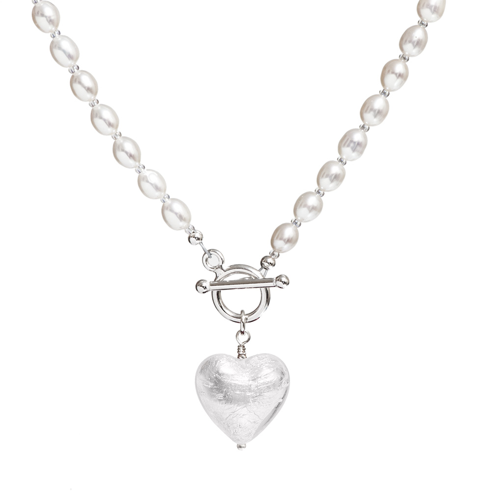 silver Murano Glass necklace
