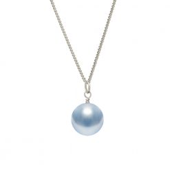 pale blue pearl drop pendant