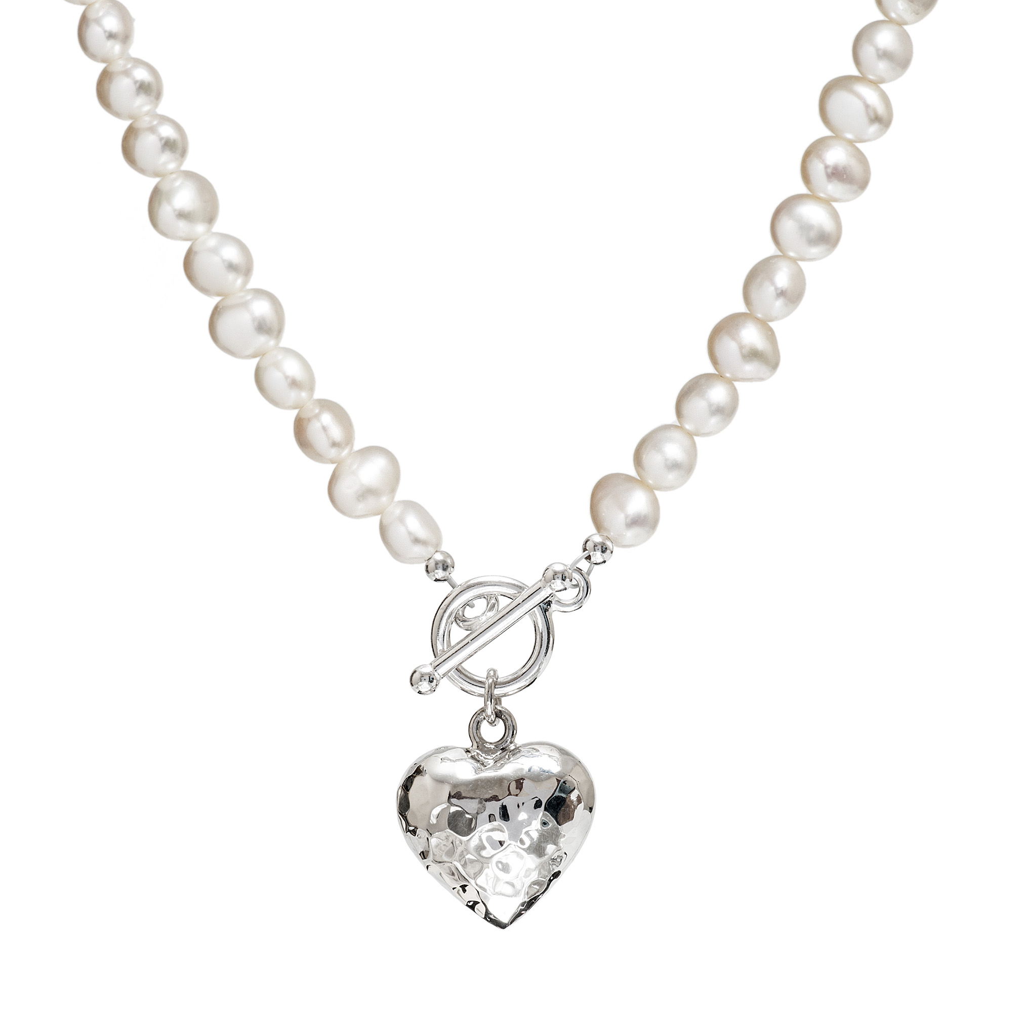 Fairy Core Heart Pearl Pendant Necklace SE22892 – SANRENSE