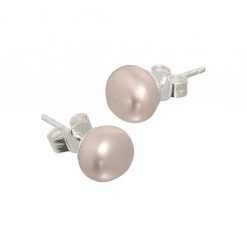 pink pearl studs