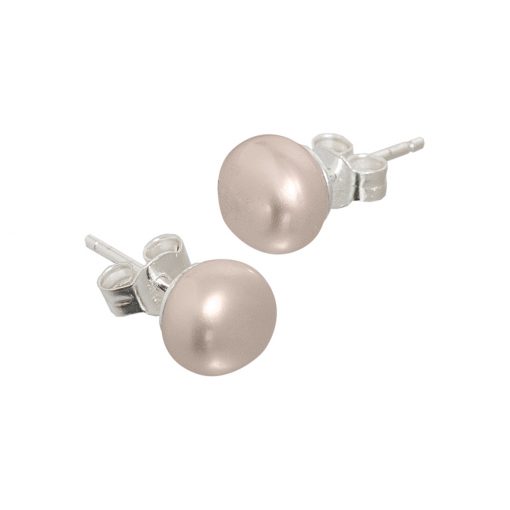 pink pearl studs