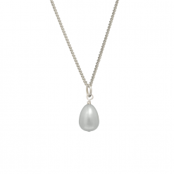 grey freshwater pearl pendant