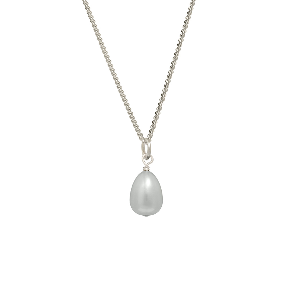 Teardrop pearl deals necklace