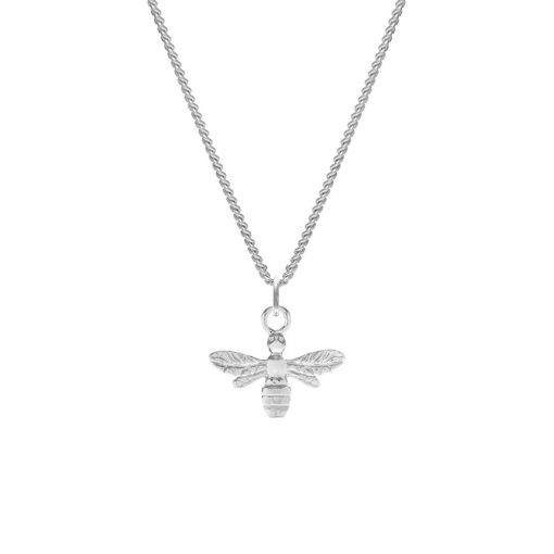 Silver Honey Bee Pendant