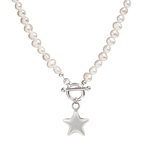 pearl necklace with star