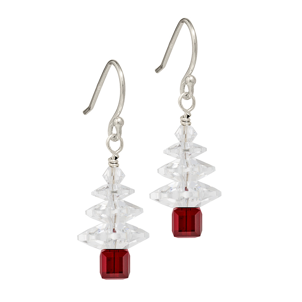 Swarovski Crystal Christmas earrings