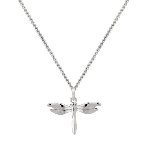 Sterling silver dragonfly pendant