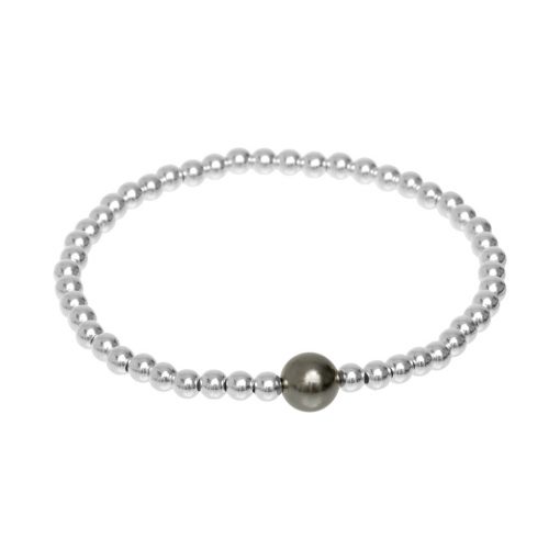 Elasticated Silver Bracelet