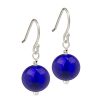 Cobalt blue Murano Glass earrings