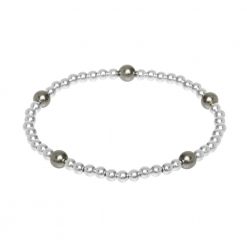 Silver Stretch Bracelet