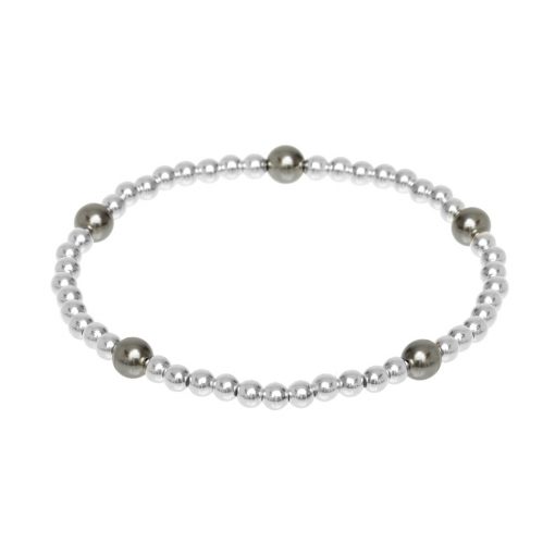 Silver Stretch Bracelet