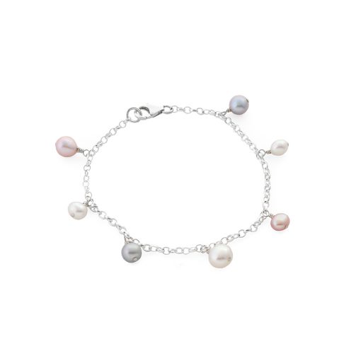 Charm Bracelet with Pearls