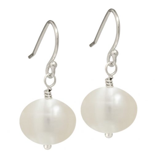 Cream Baroque pearl Drop earrings