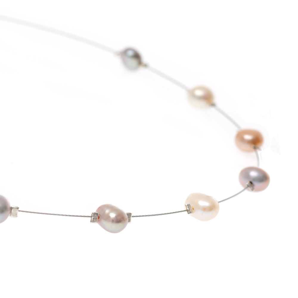 illusion freshwater pearl necklace