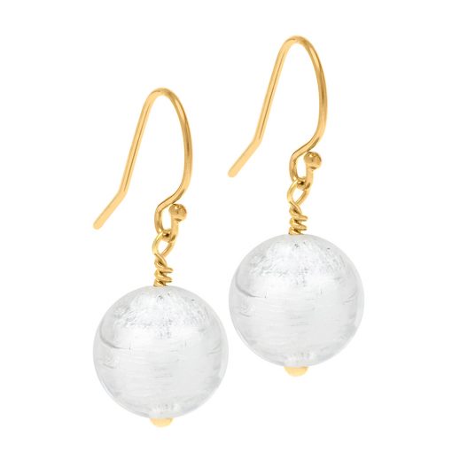 Murano Glass earrings on gold fittings