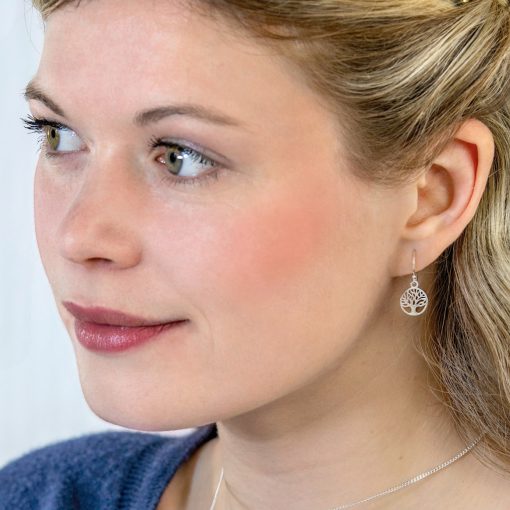 Tree of Life earrings in a circle