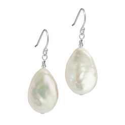 Large Teardrop Pearl Earringss